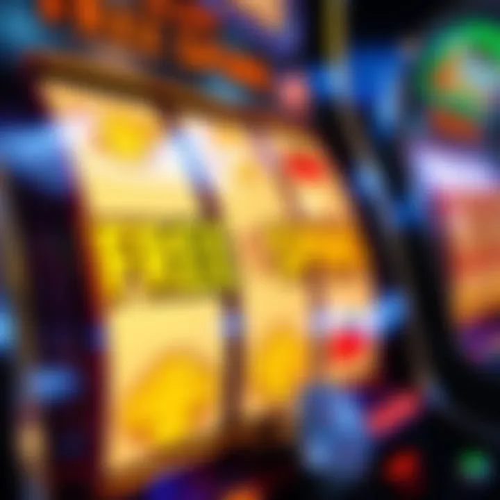 A close-up of a digital slot machine displaying free spins