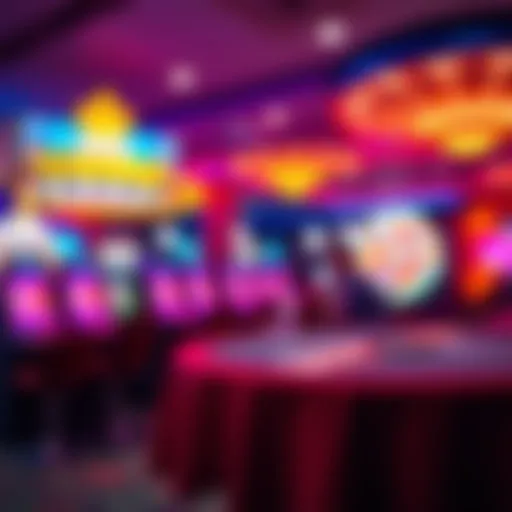 Immersive interface of a free casino game