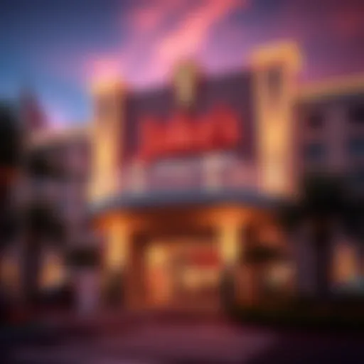 Exterior view of Jake's Hotel and Casino showcasing its modern architecture