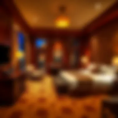 Luxurious guest room at Jake's Hotel featuring elegant decor