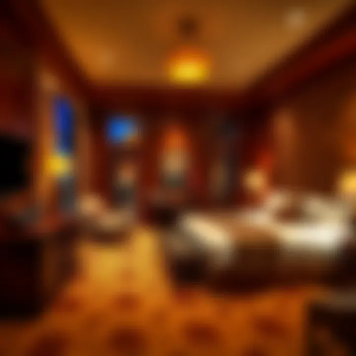 Luxurious guest room at Jake's Hotel featuring elegant decor