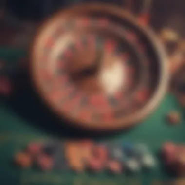 A detailed view of a live roulette table with chips placed strategically.