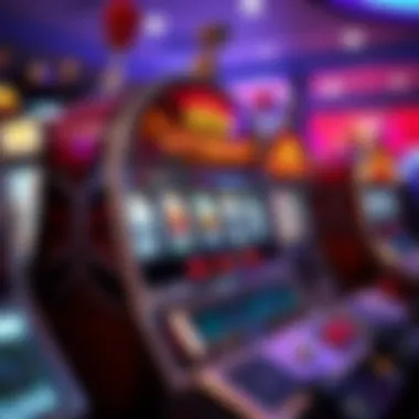 Intricate design of a lottery slot machine