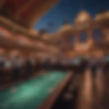 Entertainment stage featuring live performances at Main Street Station Casino