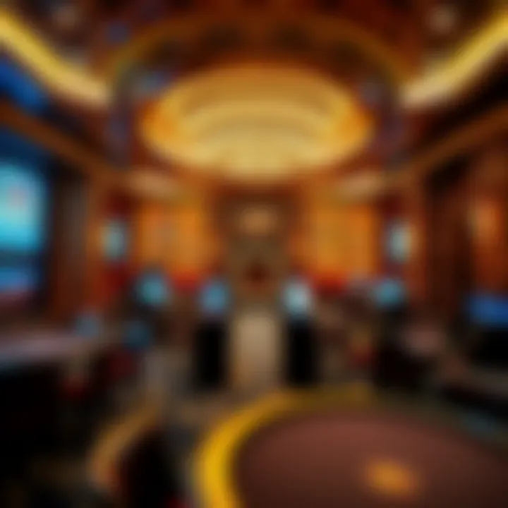 Luxurious Ambiance of Nomad Casino Elegant interior design of Nomad Casino showcasing luxurious ambiance