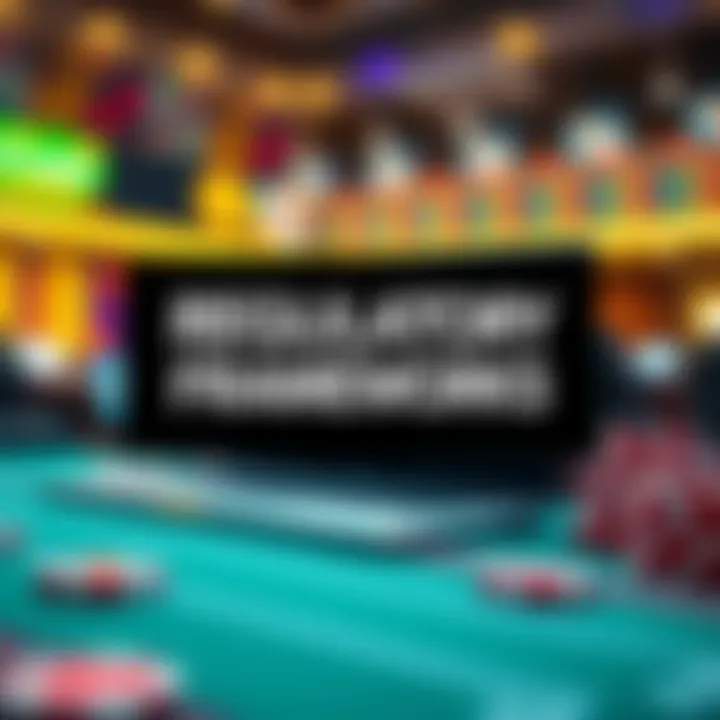 Graphic representation of regulatory frameworks in online betting