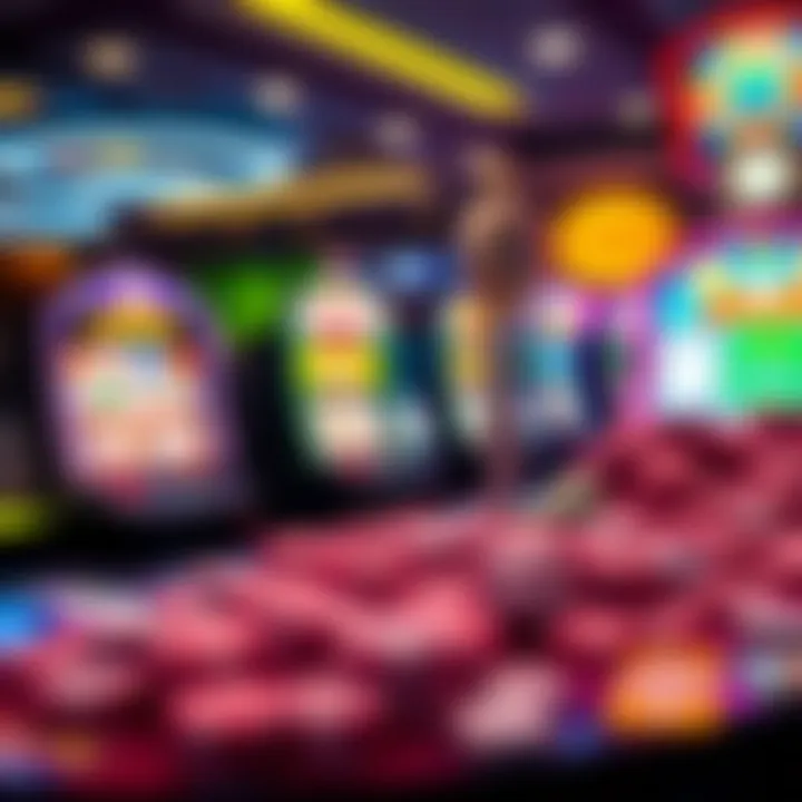 A diverse selection of online casino games