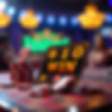 Exciting Winning Moment A close-up of a winning scratch card revealing prizes