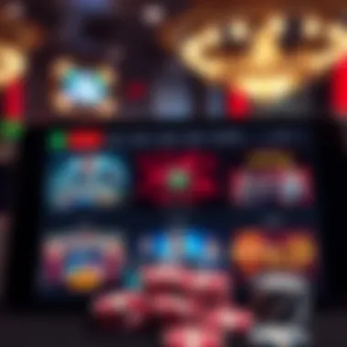 Variety of Poker Games on Poker Stars Mobile Diverse range of poker games available on the mobile platform displayed on a tablet