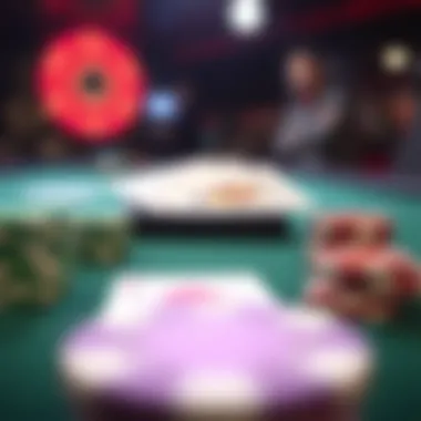 Illustration showcasing benefits of poker training tools