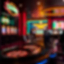 Virtual casino gaming interface