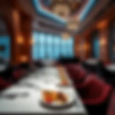 Exquisite Culinary Experiences Elegant dining area with exquisite cuisine