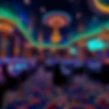 Luxurious gaming floor with opulent décor