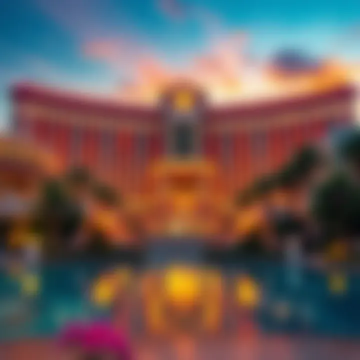 Architectural Marvels Stunning exterior view of a luxury resort