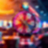 Visual representation of free spins in online gaming