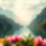 A serene river landscape illustrating tranquility and natural beauty.