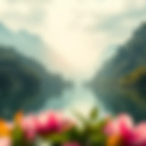 A serene river landscape illustrating tranquility and natural beauty.