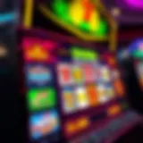 Vibrant slot machine app interface showcasing popular games