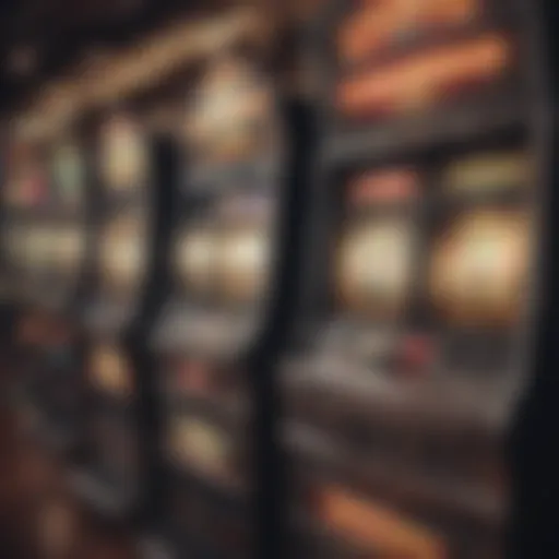 Historical slot machine display