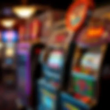 Historical slot machine design showcasing evolution