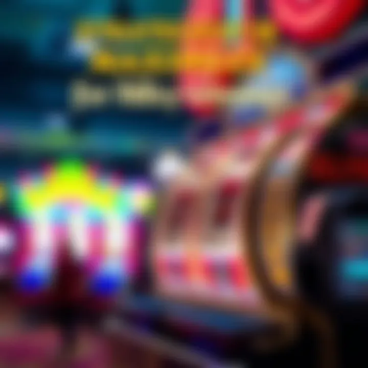 Conceptual image depicting strategies for maximizing winnings in slot games