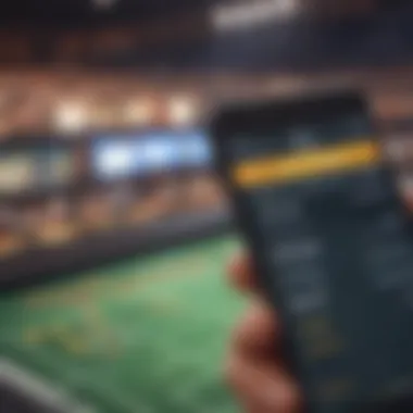 User experience and interface of a betting app