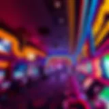 A panoramic view of Superbook Las Vegas showcasing its vibrant atmosphere.