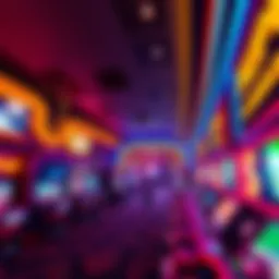 A panoramic view of Superbook Las Vegas showcasing its vibrant atmosphere.