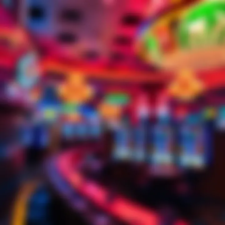 Technological innovations displayed within Superbook Las Vegas, highlighting advanced betting systems.