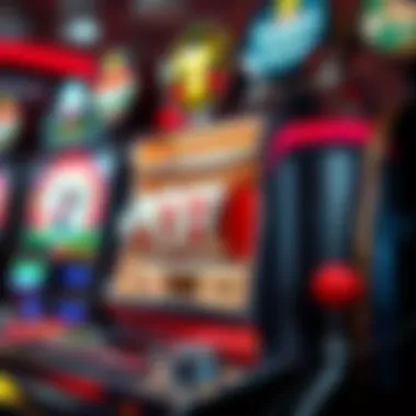 Detailed illustration of slot machine mechanics