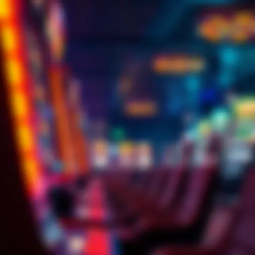 Vibrant display of LuckyLand slot games in action