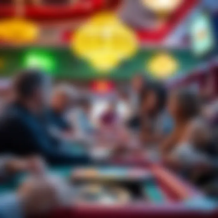 Community engagement in a keno setting