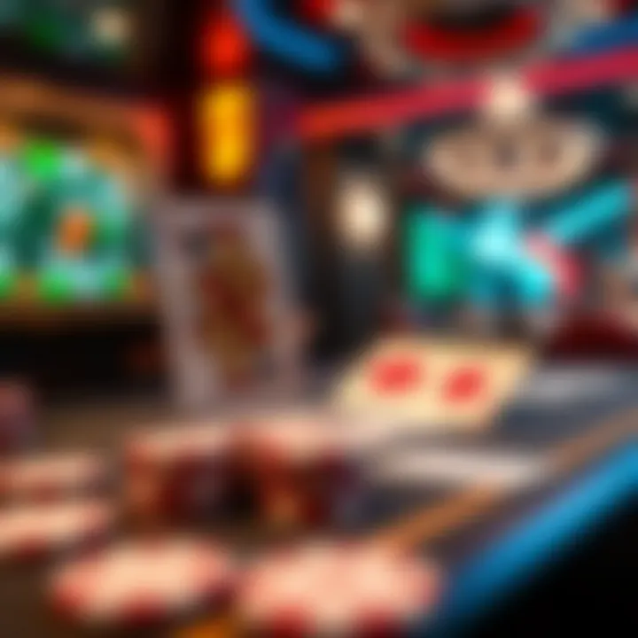 Interactive gameplay showcasing 3D card mechanics