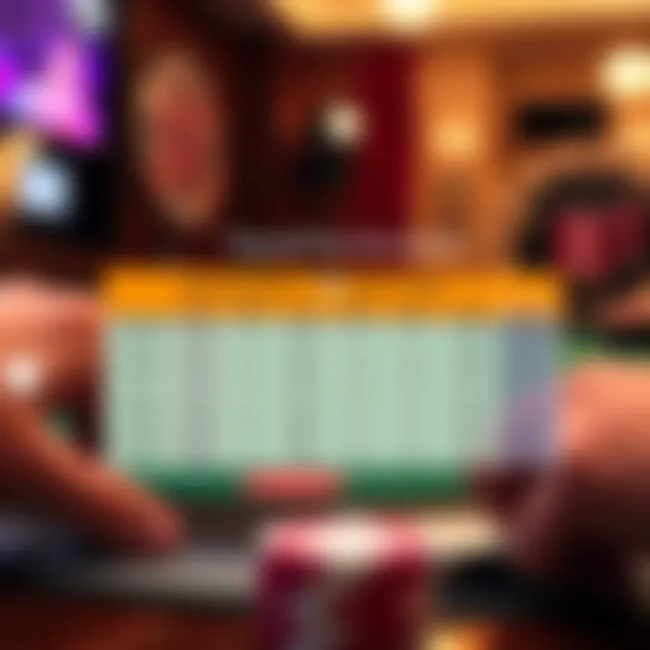 Understanding Payout Structures Illustrative chart detailing payout structures in Crazy 4 Poker