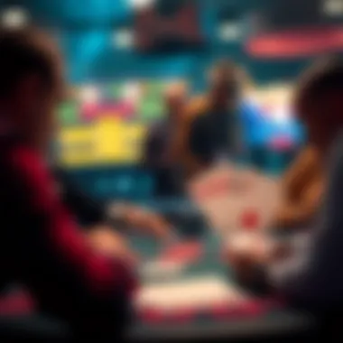 Strategic Gameplay Tactics Visual representation of strategic tactics for maximizing returns in Crazy 4 Poker