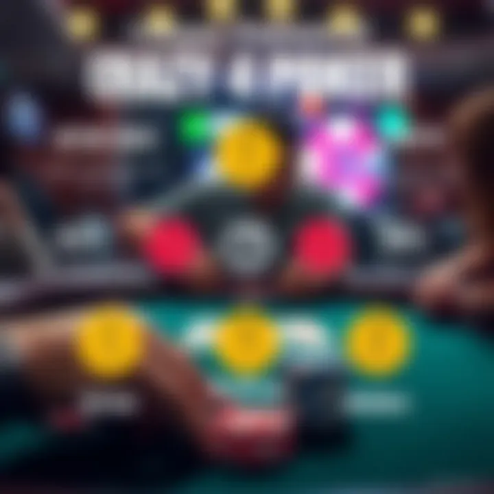 Unique Features of Crazy 4 Poker Infographic summarizing the unique features of Crazy 4 Poker