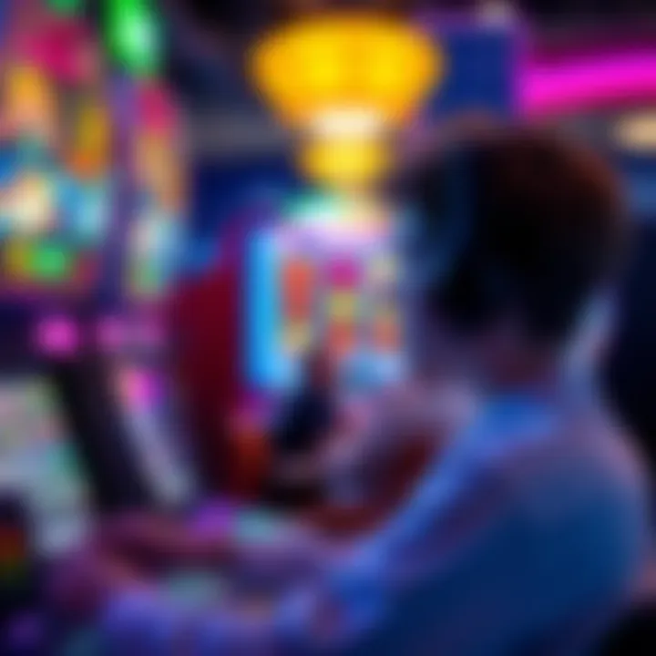 An abstract visualization of player psychology and engagement in mobile gaming