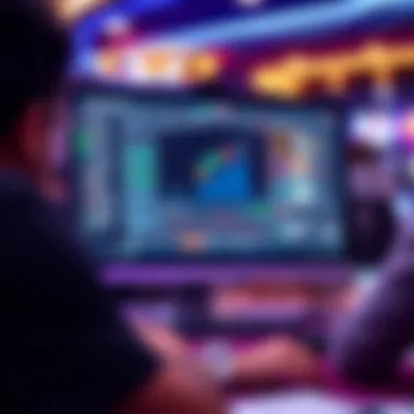 Strategic gameplay analysis on a computer screen