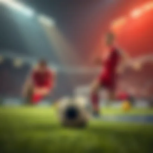 A visual representation of online soccer betting trends