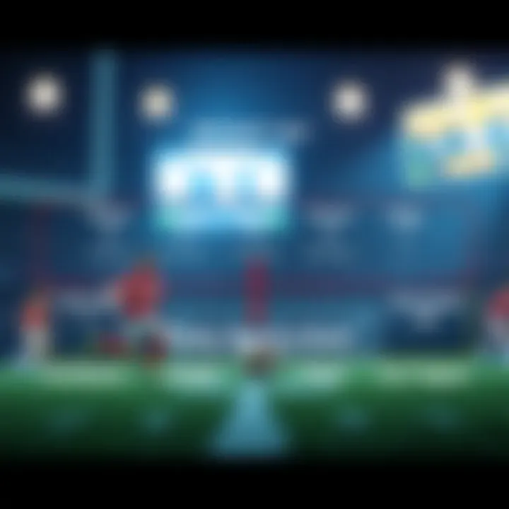 Diagram illustrating the structure of parlay football bets