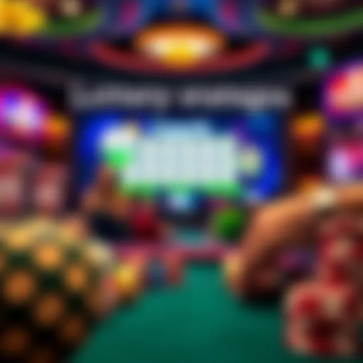 A visual guide on responsible gaming strategies for online lottery players