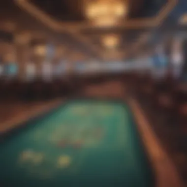 The Thrill of Casino Gaming A vibrant casino floor filled with various gaming tables and machines