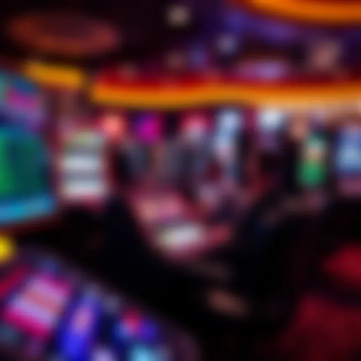 Close-up of advanced technology used in live casino gaming, highlighting interactive interfaces and immersive experiences.