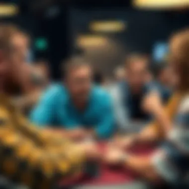 An engaging online poker community discussion
