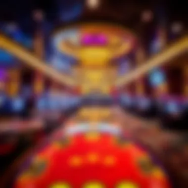 Luxurious amenities at the casino