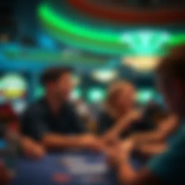 Local community event at the casino