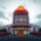 Exterior view of the new casino in Lincoln