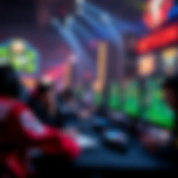 Artistic Representation of League of Legends Gameplay Artistic representation of League of Legends gameplay