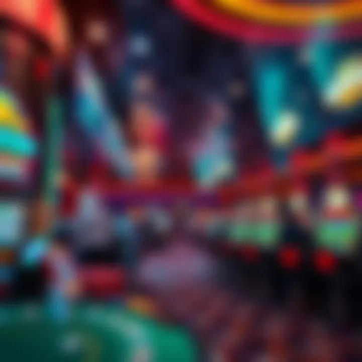 Overview of a low wager casino environment