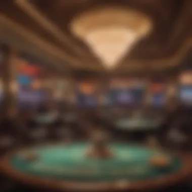 Exquisite dining and entertainment experience within a luxurious casino